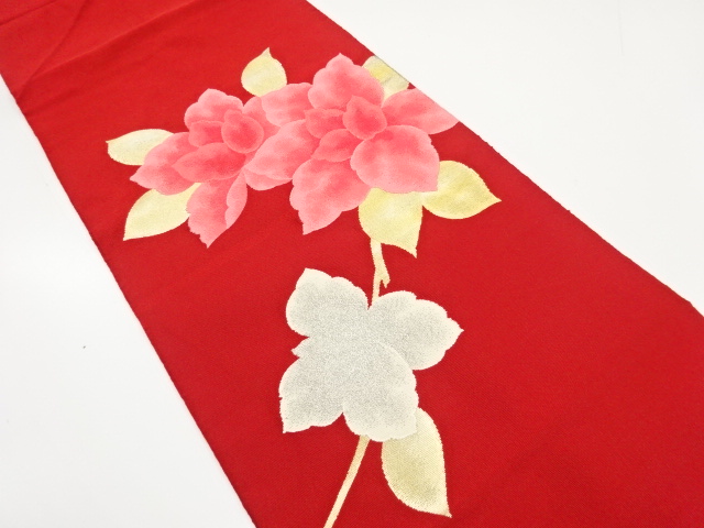 JAPANESE NAGOYA OBI / TSUZURE / WOVEN BRANCH FLOWER